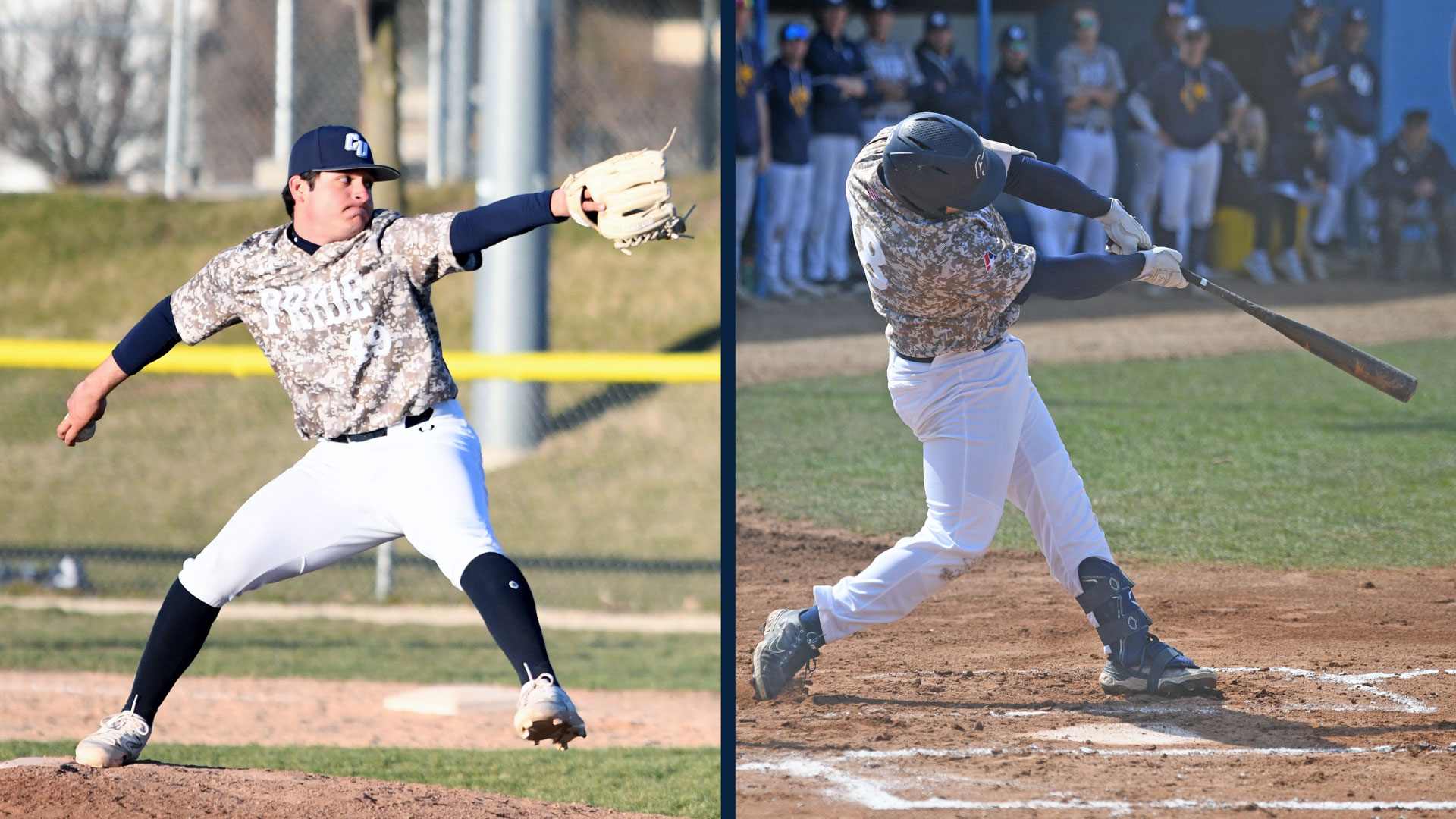 Pride baseball splits pair to open Kansas trip