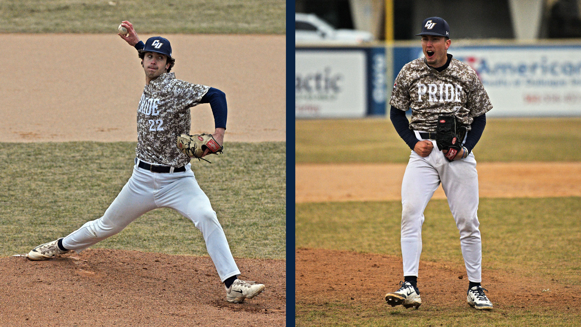 Pride pitch out of jams to clinch series win over Peru State