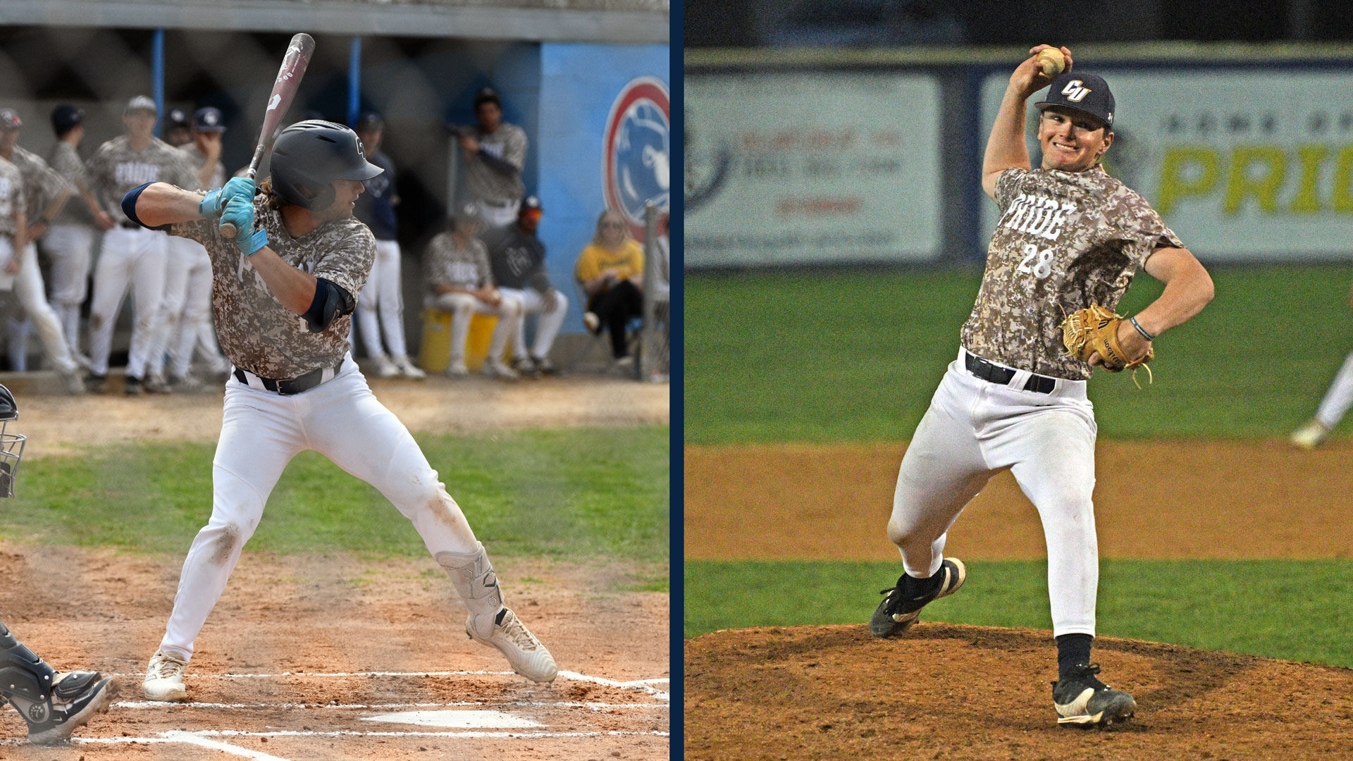 Pride and Fighting Bees split non-conference midweek double dip in CU home finale