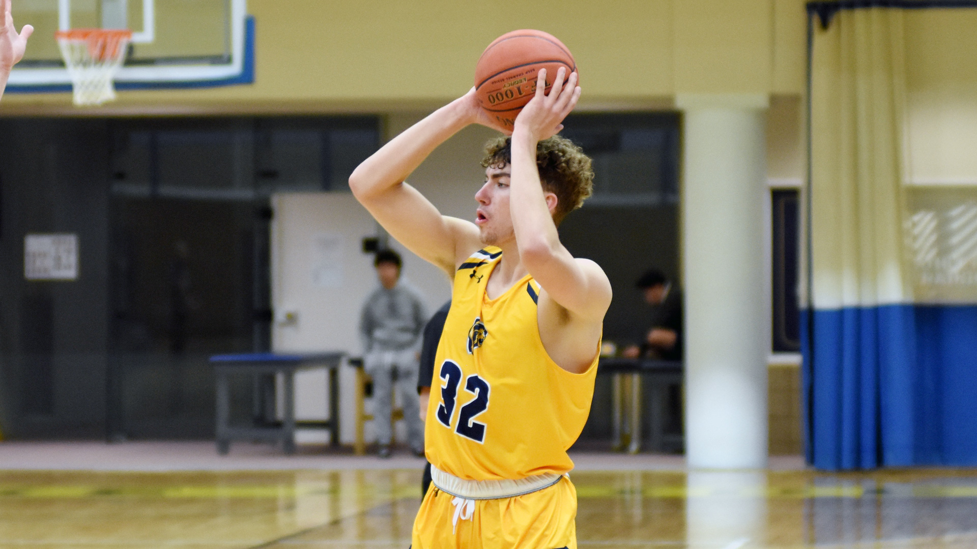 Clarke's Chandler Dean looking to make a pass to a teammate