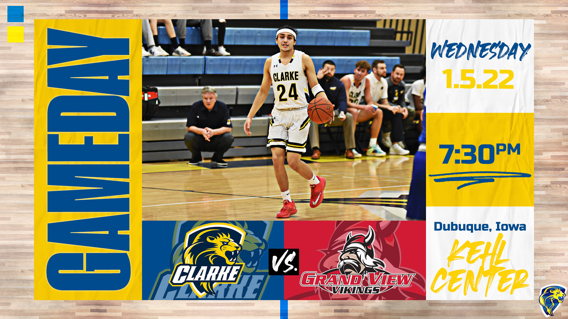 Gameday
Wednesday
1.5.22
7:30 PM
Dubuque, Iowa
Kehl Center