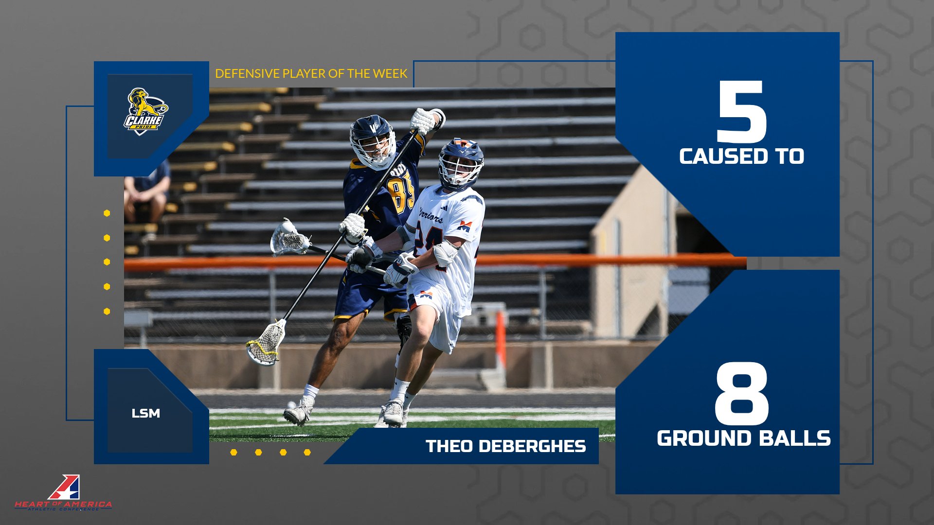 Overtime winner and strong defensive performance carries Deberghes to Heart honors