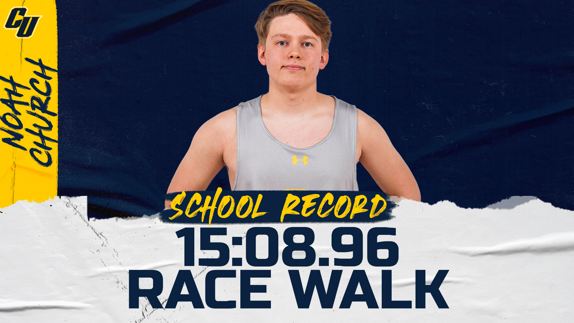 Church Breaks School Record at Saturday's Walter Cramer Invitational