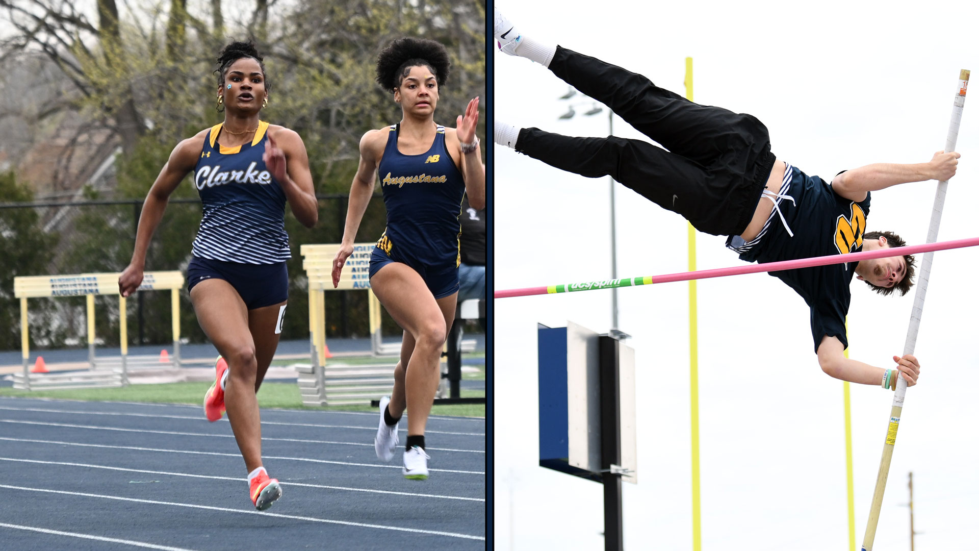 Sprints and multis stand out for Pride track and field at Augustana Meet of Champions