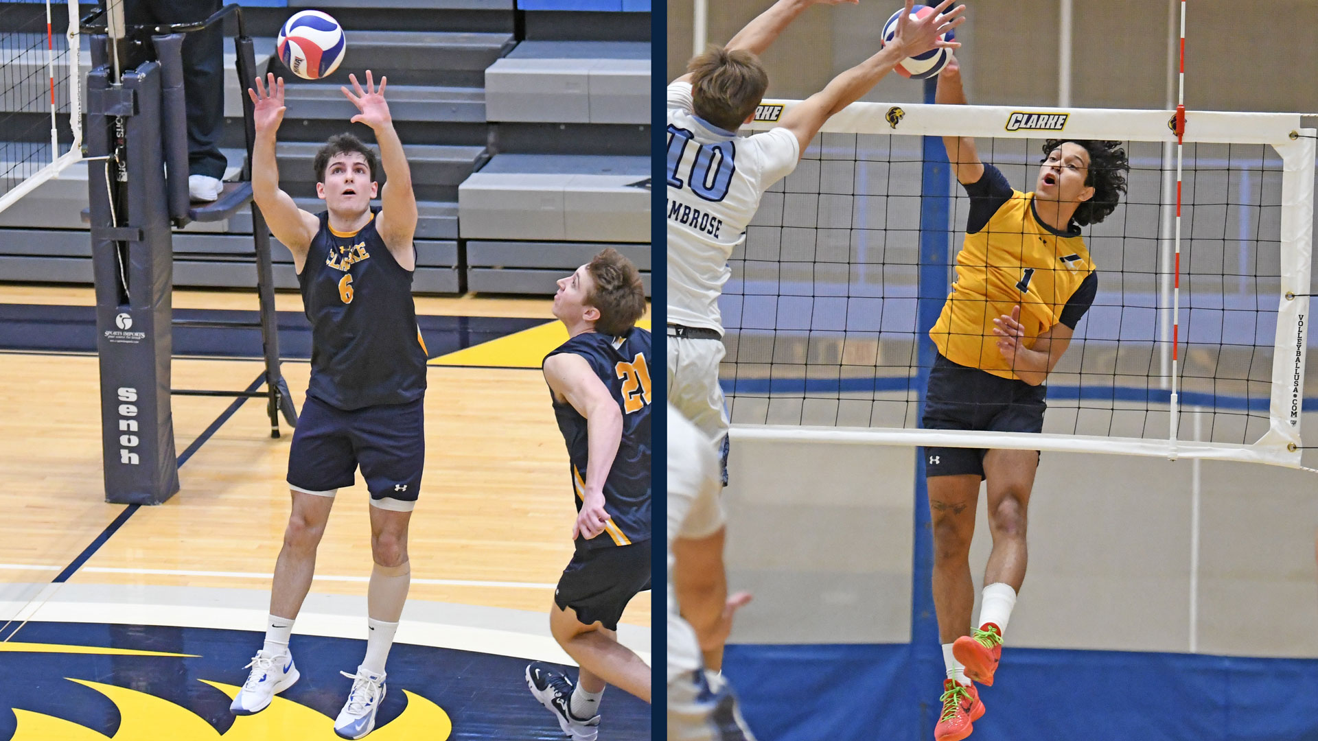 Pride fight to pair of five-set losses in Saturday tri-match