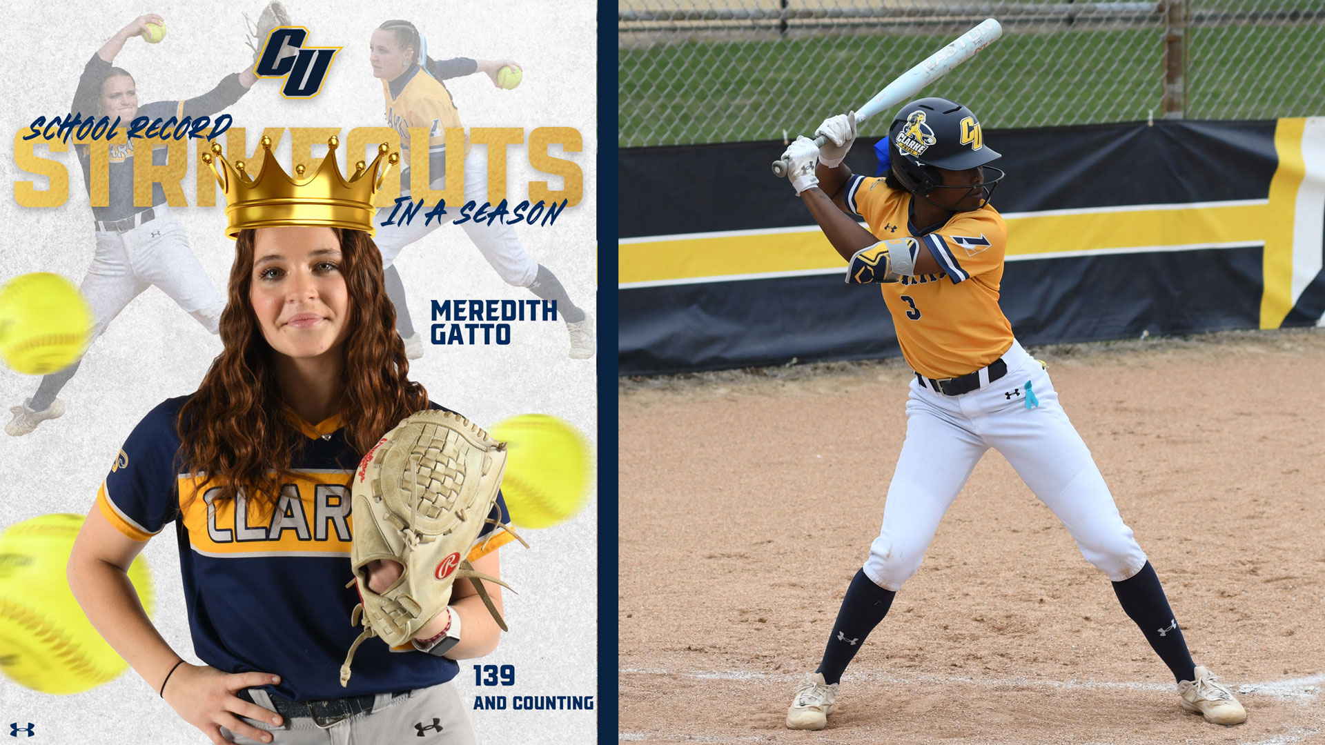 Gatto earns season strikeout record in Pride's road split at Calumet