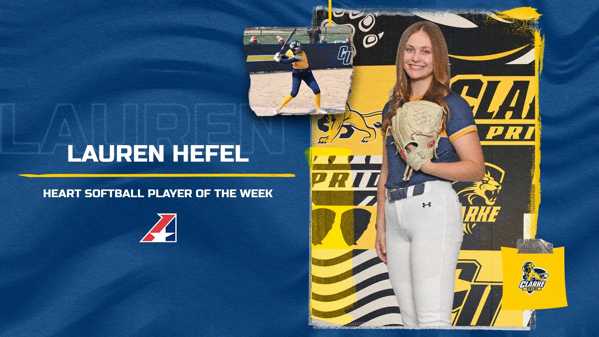 Hefel slugs her way to Heart Player of the Week honor