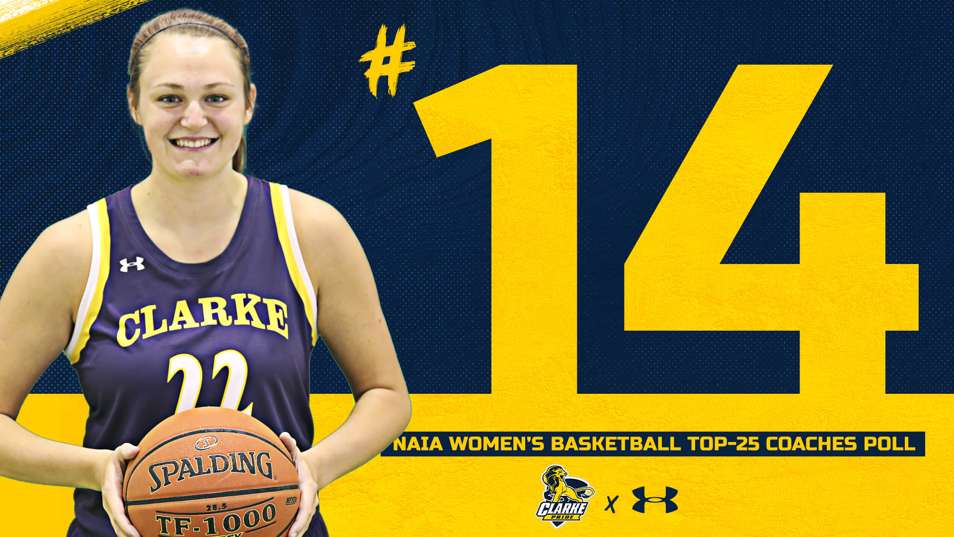 #14
NAIA Women's Basketball Top-25 Coaches Poll