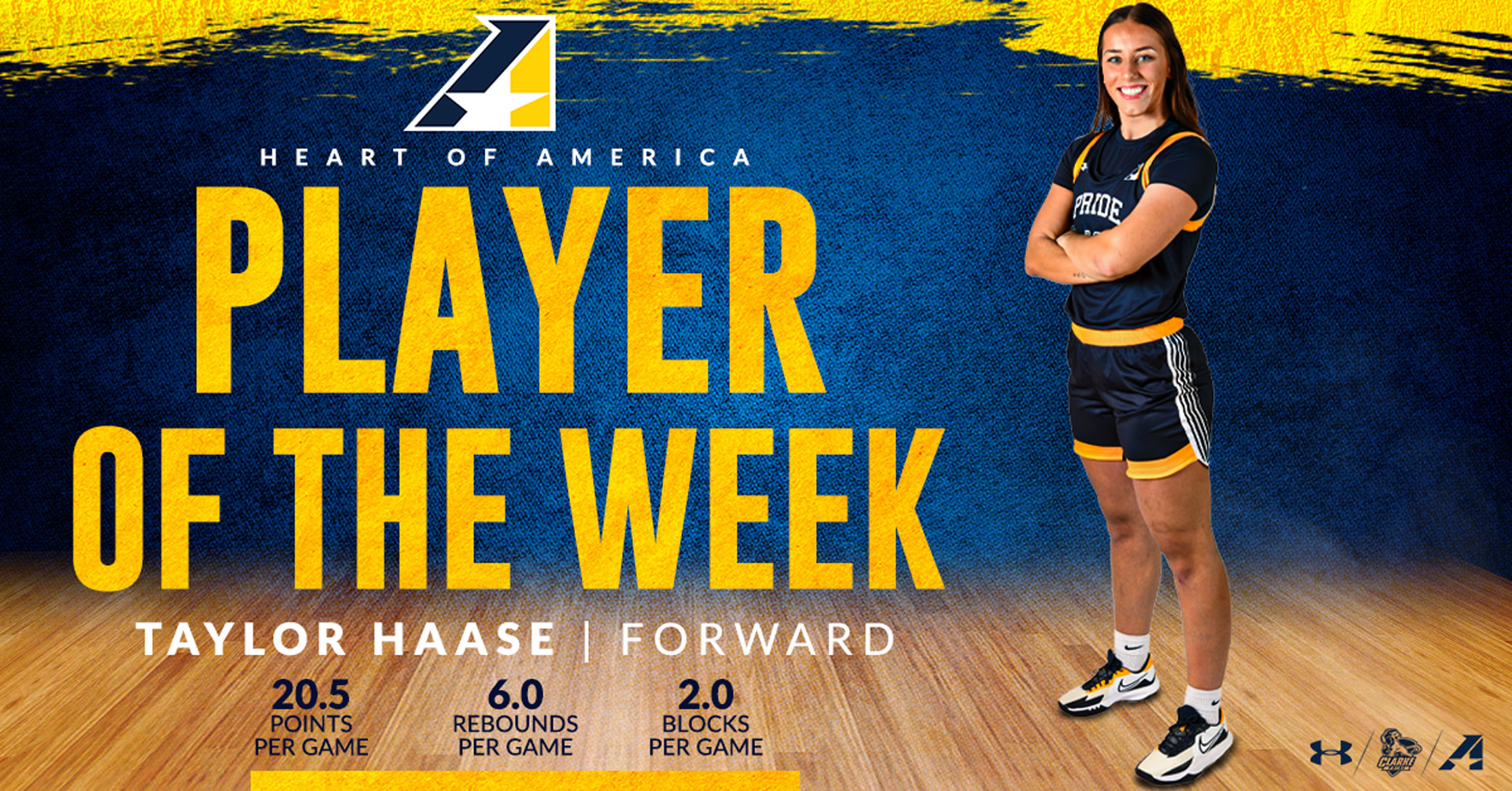 Haase earns Heart Player of the Week