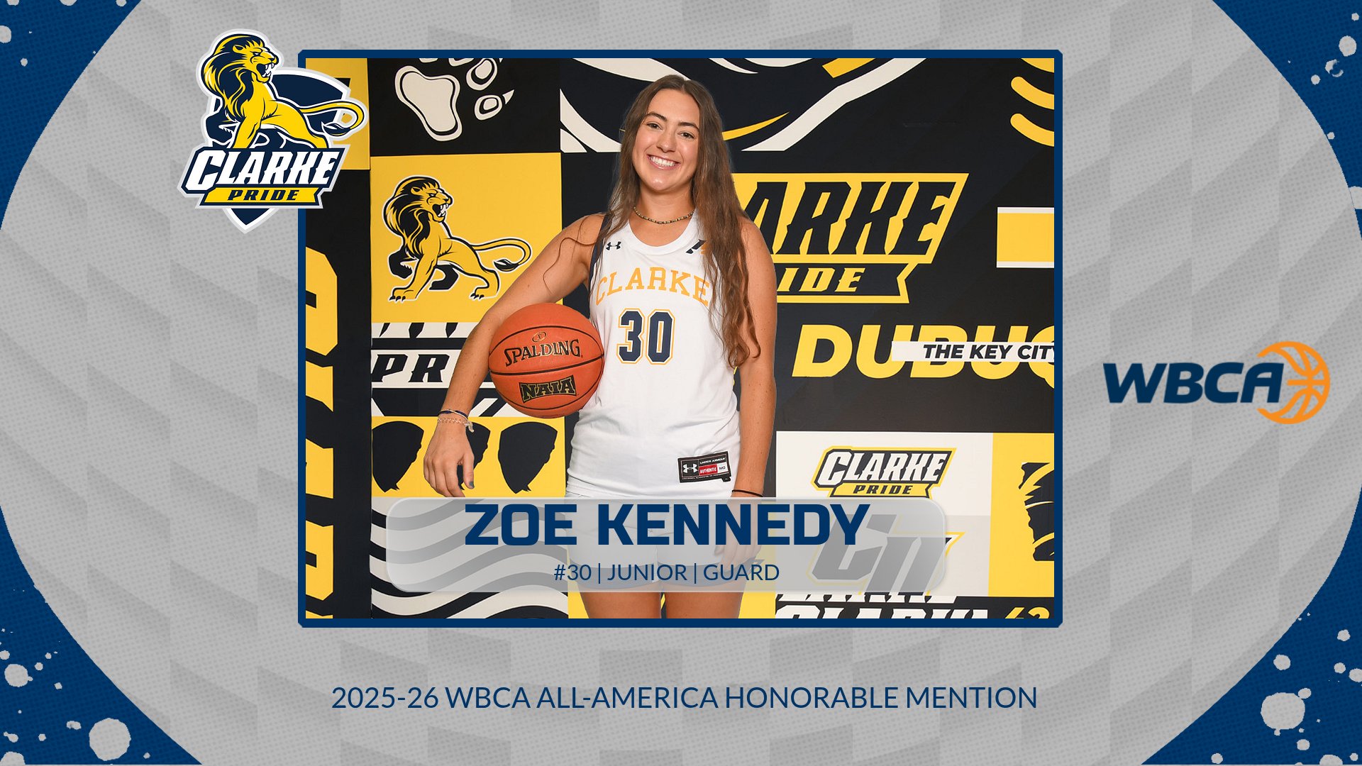 Zoe Kennedy earns WBCA All-America honors for 2025-26 season