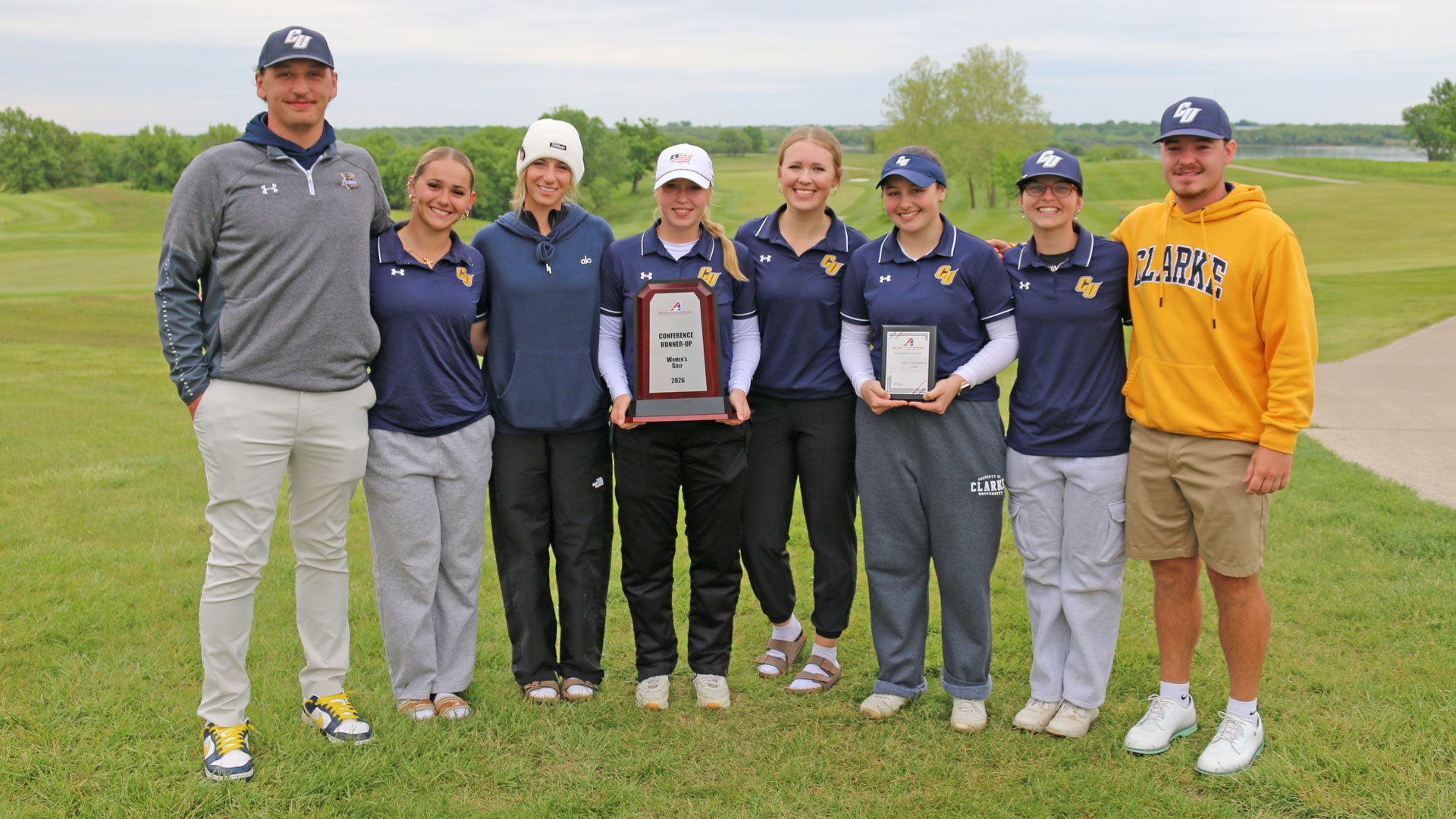 Pride women's golf closes out historic season with double runner-up finish at Heart Championships