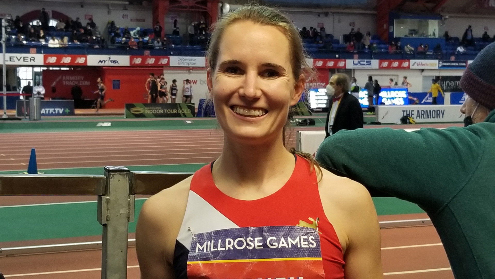 Janelle Branch continues racewalk journey at Indoor Championships
