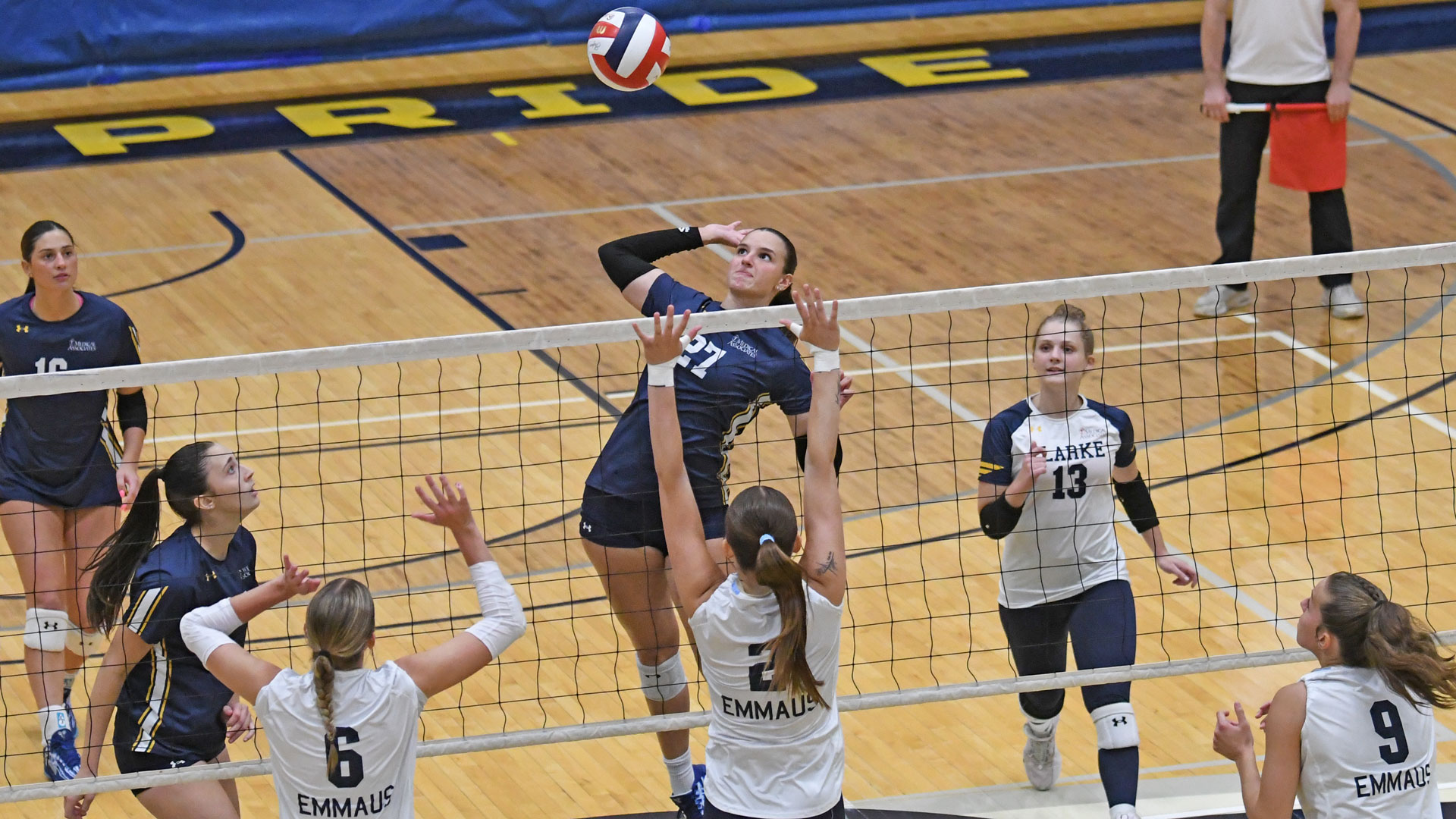 Pride sweep Emmaus with pair of dominant set performances
